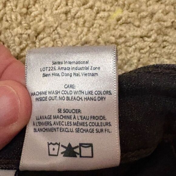 Edwin Bree Slim straight washed‎ black raw hem denim jeans size 31 - Picture 9 of 10